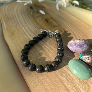 Браслет из лавы